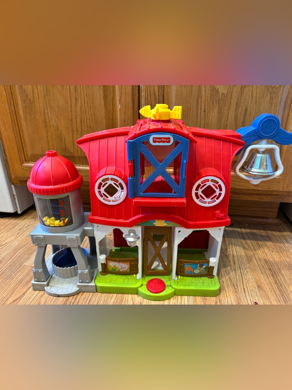 Fisher-Price Red, Blue & Yellow Play Farm Barn